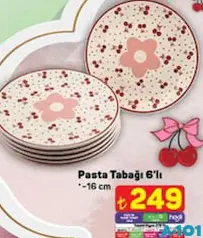 LAV PASTA TABAĞI 6'LI 16 CM